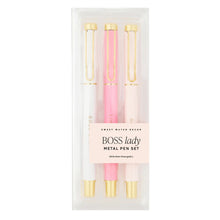 Load image into Gallery viewer, Boss Lady Metal Pen Set