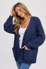 Load image into Gallery viewer, Pointelle Open Front Cardigan