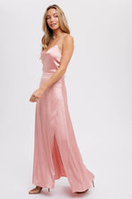 Load image into Gallery viewer, Drape Neck Dress | Rose