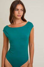 Load image into Gallery viewer, Open Back Bodysuit | Forest Green