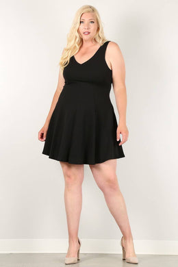 Curvy Fit And Flare Dress