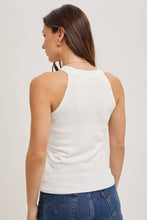 Load image into Gallery viewer, Halter Neck Tank Top | Ivory