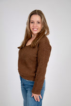 Load image into Gallery viewer, Ribbed Scoop Neck Sweater