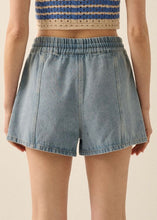 Load image into Gallery viewer, Drawstring Denim Shorts