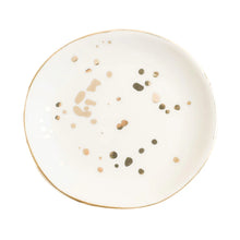 Load image into Gallery viewer, Gold Speckled Jewelry Dish