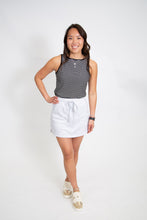 Load image into Gallery viewer, French Terry Mini Skirt | Light Grey