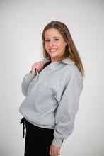 Load image into Gallery viewer, V-neck Collared Sweatshirt