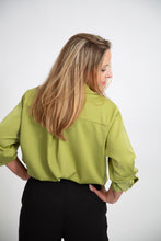 Load image into Gallery viewer, Satin Button Down Blouse