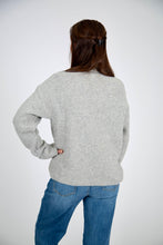 Load image into Gallery viewer, Brushed Knit Sweater With Heart Accents