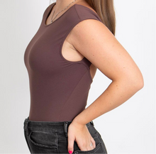 Load image into Gallery viewer, Open Back Bodysuit | Brown
