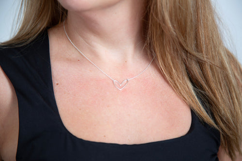 Abigail Open Heart Necklace