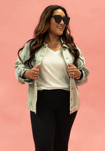 Load image into Gallery viewer, Studded Denim Jacket