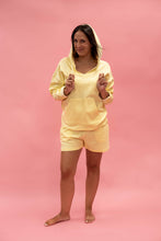 Load image into Gallery viewer, Stripe Pullover Hoodie | Yellow