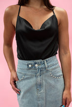 Load image into Gallery viewer, Cowlneck Open Back Bodysuit
