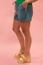 Load image into Gallery viewer, Drawstring Denim Shorts