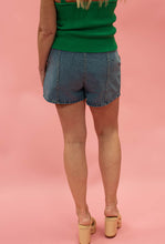 Load image into Gallery viewer, Drawstring Denim Shorts