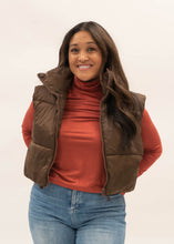 Load image into Gallery viewer, Puffer Vest | Brown