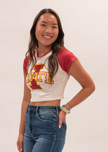 Load image into Gallery viewer, Iowa State Cyclones Cropped Tee