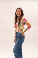 Load image into Gallery viewer, Floral Mesh Top