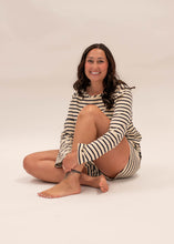 Load image into Gallery viewer, Stripe Knit Shorts Set