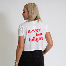 Load image into Gallery viewer, Never Lost a Tailgate Cropped Tee