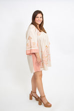 Load image into Gallery viewer, Boho Embroidered Babydoll Dress | Pink