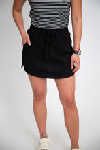 Load image into Gallery viewer, French Terry Mini Skirt | Black