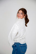 Load image into Gallery viewer, Speckled Yarn Mock Sweater
