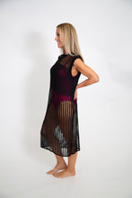 Load image into Gallery viewer, Crochet Knit Hollow Out Maxi Dress | Black