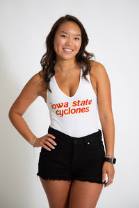 Iowa State White Bodysuit