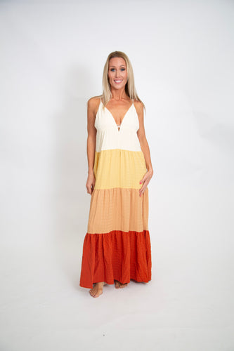 Sunrise Tiered Maxi Dress