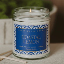 Load image into Gallery viewer, Coastal Lemon Soy Candle