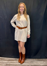 Load image into Gallery viewer, Sweater Mini Dress