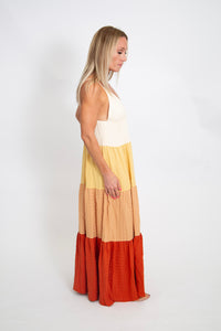 Sunrise Tiered Maxi Dress