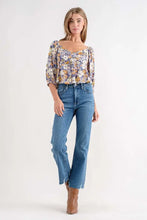 Load image into Gallery viewer, Cropped Floral Boho Top