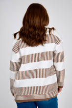 Load image into Gallery viewer, Color Block Knit Open Cardigan