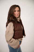 Load image into Gallery viewer, Puffer Vest | Brown