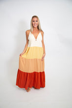 Load image into Gallery viewer, Sunrise Tiered Maxi Dress