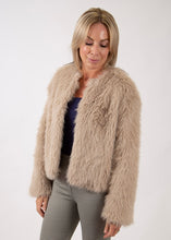 Load image into Gallery viewer, Faux Fur Cropped Jacket