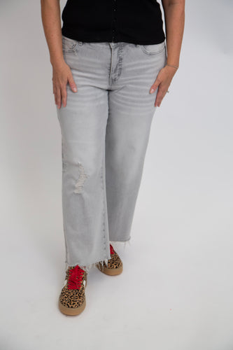 Mid Rise Wide Leg by Mica Denim