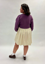 Load image into Gallery viewer, Contrast Quilted Knit Pleated Dress