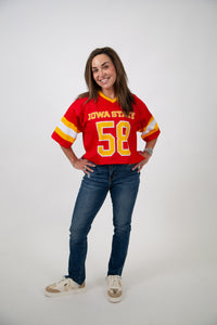 Iowa State Football Cropped Jersey