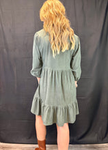 Load image into Gallery viewer, Collared Front Tie Dress