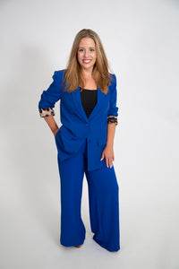 Two Button Blazer | Cobalt