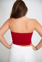 Load image into Gallery viewer, Tube Top | Deep Red