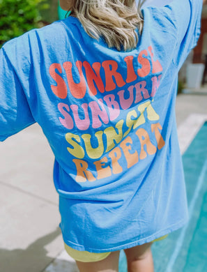 Sunset Repeat Graphic T