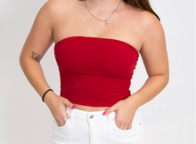 Load image into Gallery viewer, Tube Top | Deep Red