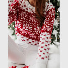 Load image into Gallery viewer, Snowflake Crewneck Sweater - Final Sale