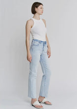 Load image into Gallery viewer, Super High Raw Hem Ankle Straight by Mica Denim