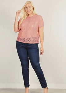 Curvy Lace Blouse